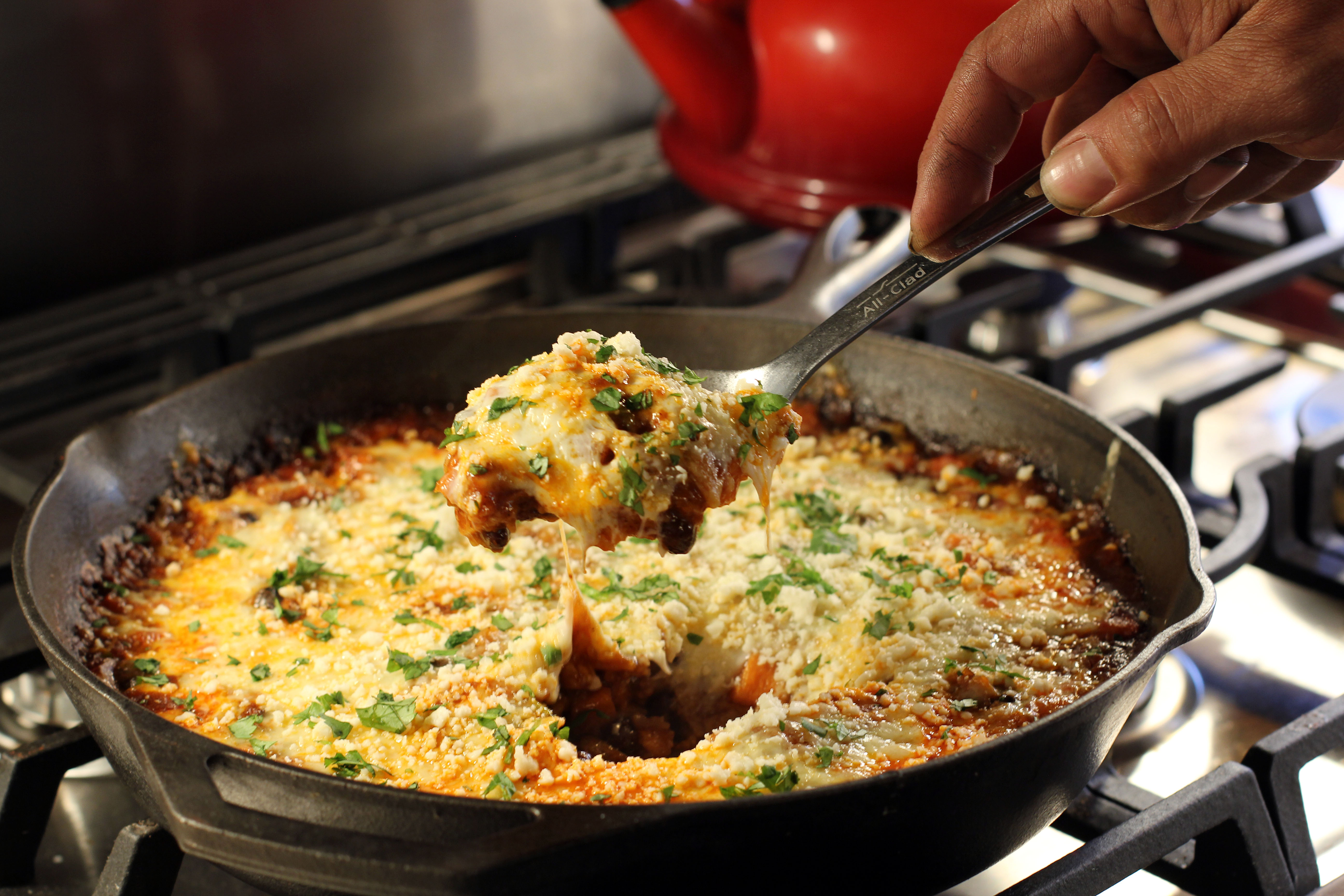 Vegetarian Enchilada Skillet