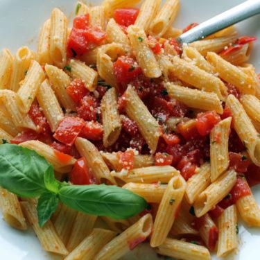 Fresh Tomato and Garlic Penne